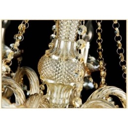 Ekstra Stor 3-Etasjes Retro Konjakkfarget K9 Krystall Moderne Luksuriøs Lysekrone