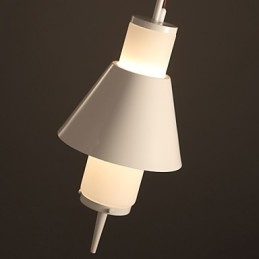 Mini-Stil Moderne Og Moderne Metallanhengslampe Med 2 Lys