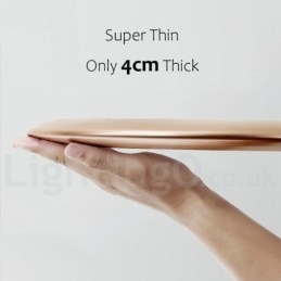 4 Cm Tykk Supertynn Dimbar Moderne, Moderne Nordisk Stil, Innfelt Taklampe Med Akrylskjerm Og Fjernkontroll, Kan Også Brukes Som Vegglampe