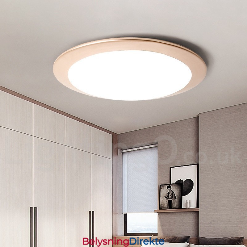 4 Cm Tykk Supertynn Dimbar Moderne, Moderne Nordisk Stil, Innfelt Taklampe Med Akrylskjerm Og Fjernkontroll, Kan Også Brukes Som Vegglampe