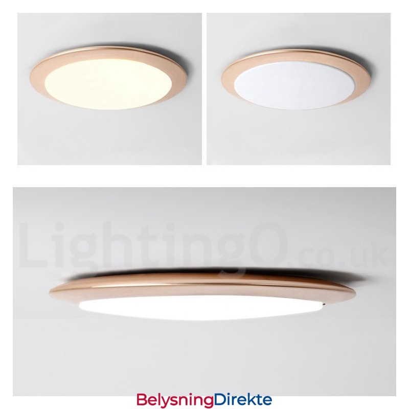 4 Cm Tykk Supertynn Dimbar Moderne, Moderne Nordisk Stil, Innfelt Taklampe Med Akrylskjerm Og Fjernkontroll, Kan Også Brukes Som Vegglampe