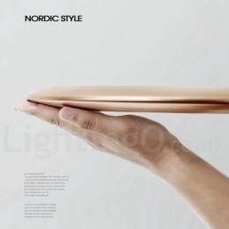 4 Cm Tykk Supertynn Dimbar Moderne, Moderne Nordisk Stil, Innfelt Taklampe Med Akrylskjerm Og Fjernkontroll, Kan Også Brukes Som Vegglampe