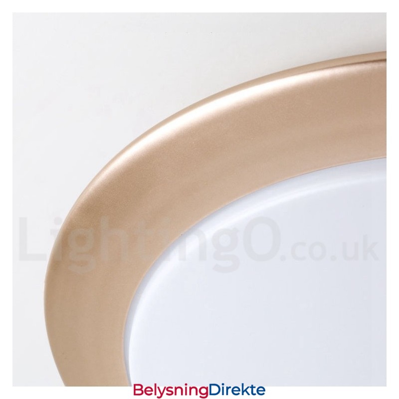 4 Cm Tykk Supertynn Dimbar Moderne, Moderne Nordisk Stil, Innfelt Taklampe Med Akrylskjerm Og Fjernkontroll, Kan Også Brukes Som Vegglampe