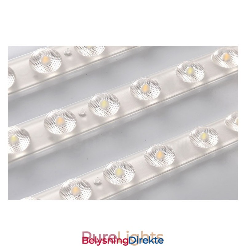 Retro Valnøttfarget Tre Ultratynn Rektangulær Dimbar Innfelt Taklampe Med Akrylskjerm Kan Også Brukes Som Vegglampe