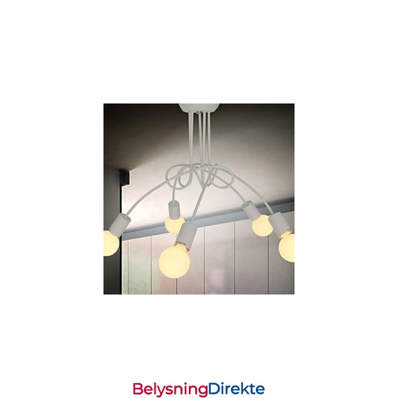 Moderne Samtidsmaleri Metalllysekrone