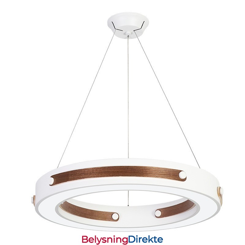 Moderne Og Moderne Pendellampe I Flere Trefarger Med Akrylskjerm