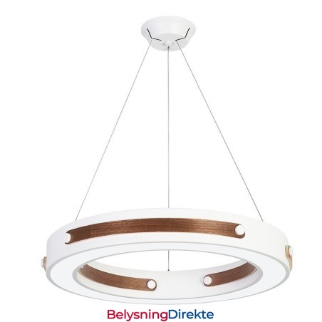 Moderne Og Moderne Pendellampe I Flere Trefarger Med Akrylskjerm