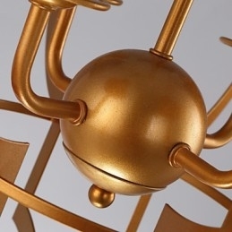 Moderne Svart-Hvitt Himmelhagelysekrone Anhengslampe Med Lys Beste Dekorasjonslampe