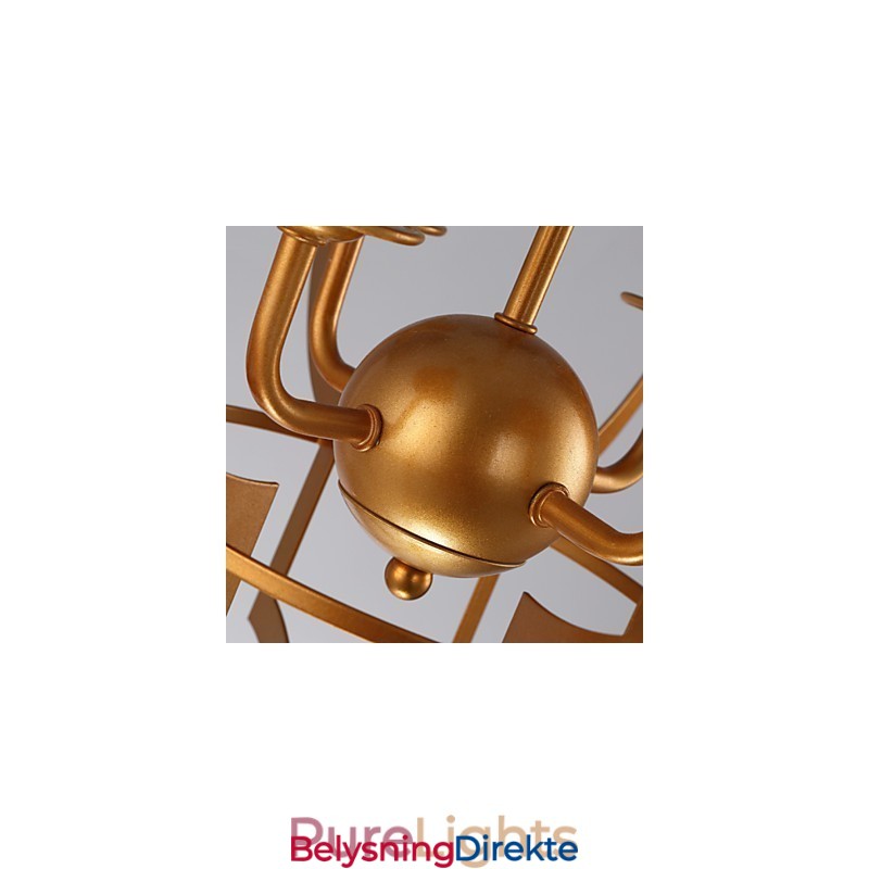 Moderne Svart-Hvitt Himmelhagelysekrone Anhengslampe Med Lys Beste Dekorasjonslampe