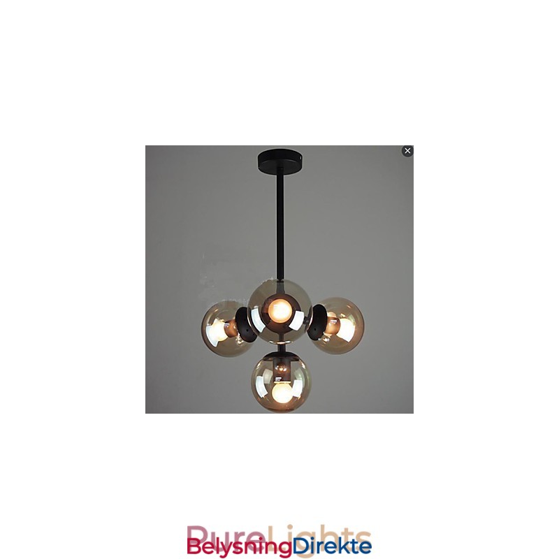 Glassball Jern Bønnestengel Molekylære Taklamper