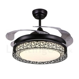 108 Cm (42 Tommer) 91 Cm (36 Tommer) Moderne, Samtidskunst Fjernstyrt Hul Takvifte Med Akrylskjerm, Lydløs Motor I Rent Kobber