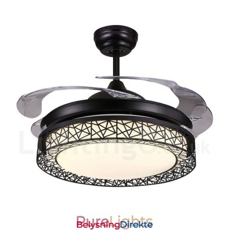 108 Cm (42 Tommer) 91 Cm (36 Tommer) Moderne, Samtidskunst Fjernstyrt Hul Takvifte Med Akrylskjerm, Lydløs Motor I Rent Kobber