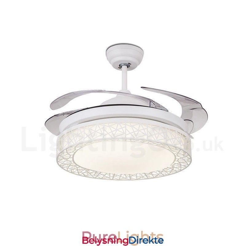 108 Cm (42 Tommer) 91 Cm (36 Tommer) Moderne, Samtidskunst Fjernstyrt Hul Takvifte Med Akrylskjerm, Lydløs Motor I Rent Kobber