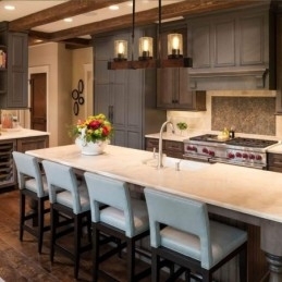 3-Lys Vintage Trelysekrone Industriell Vindloft Tre Lineær Pendelbelysning