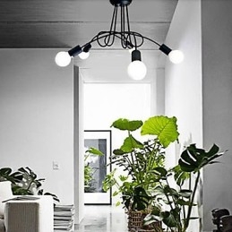 Moderne Samtidsmaleri Metalllysekrone