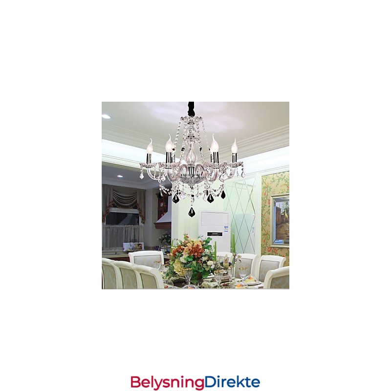 Luksuriøs Lysekrone Med 6 Lys