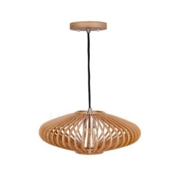 1 Lyslykt Vintage Trelysekrone Industriell Vind Loft Tre Lineær Pendelbelysning