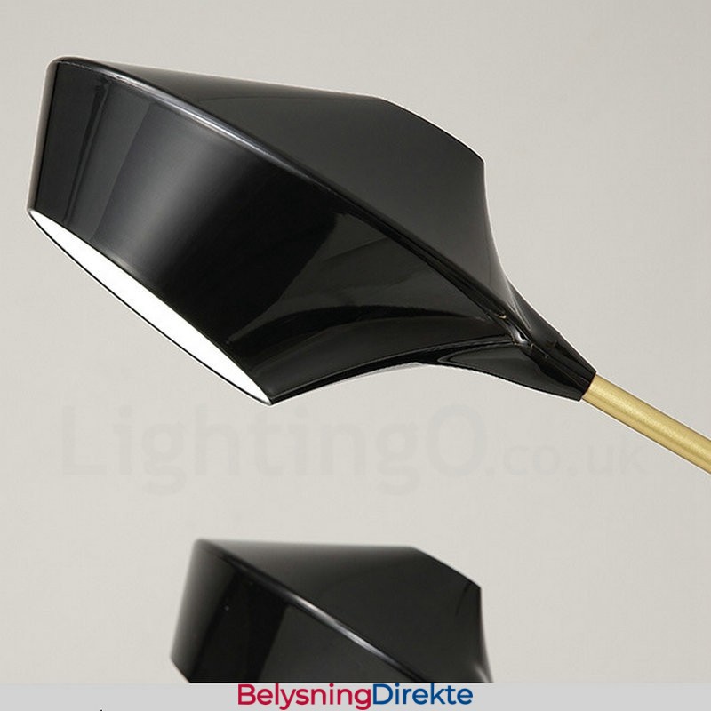 To-Etasjes Flerfarget Lineær Retro Lysekrone Med 8 Lys Med Akrylskjermer Utendørs Garasje