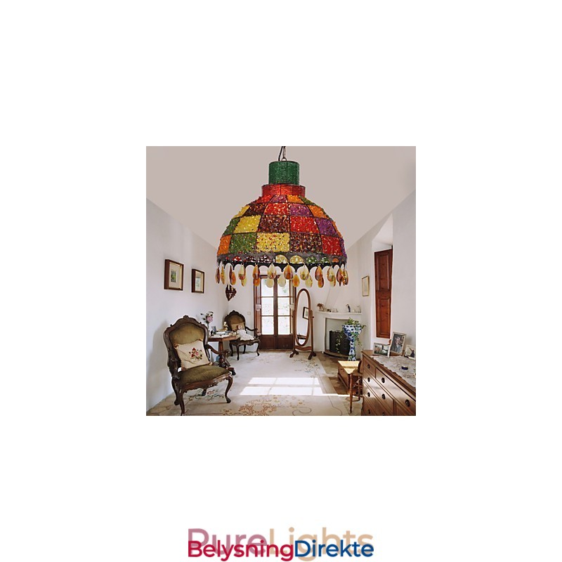 Mini-Stil Vintage Lysekrone Manuell Lampe