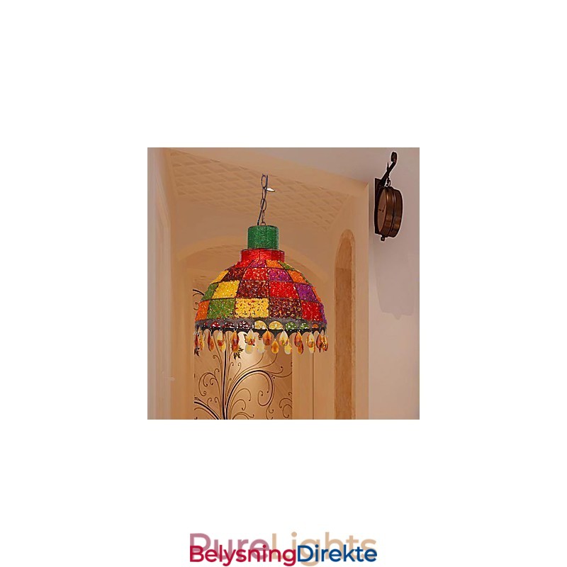 Mini-Stil Vintage Lysekrone Manuell Lampe