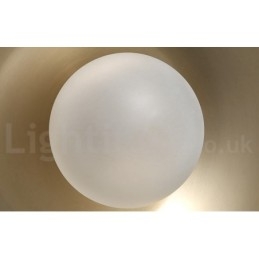 1 Lys Industriell Stil Gullfarget Mini-Stil Galvanisert Lakkert Pendellampe Med Glassskjerm