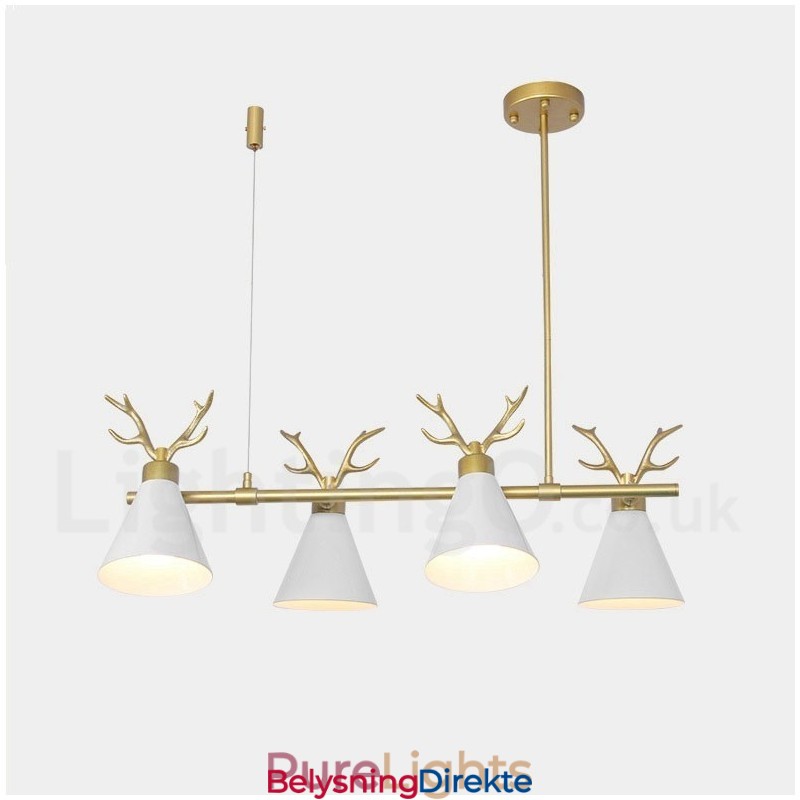 4-Lyss Nordisk Macaron Moderne Gevirlysekrone