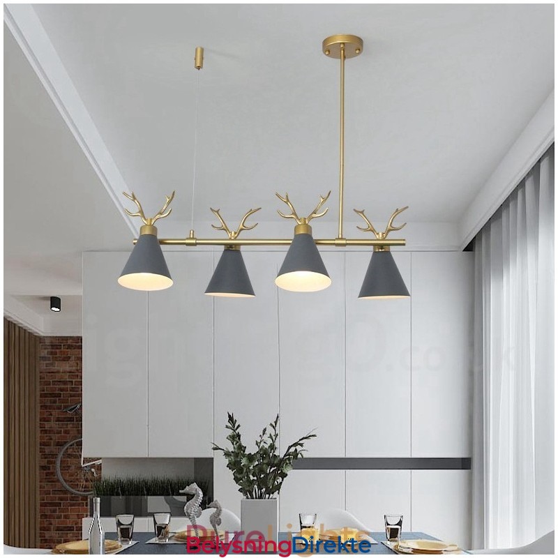 4-Lyss Nordisk Macaron Moderne Gevirlysekrone