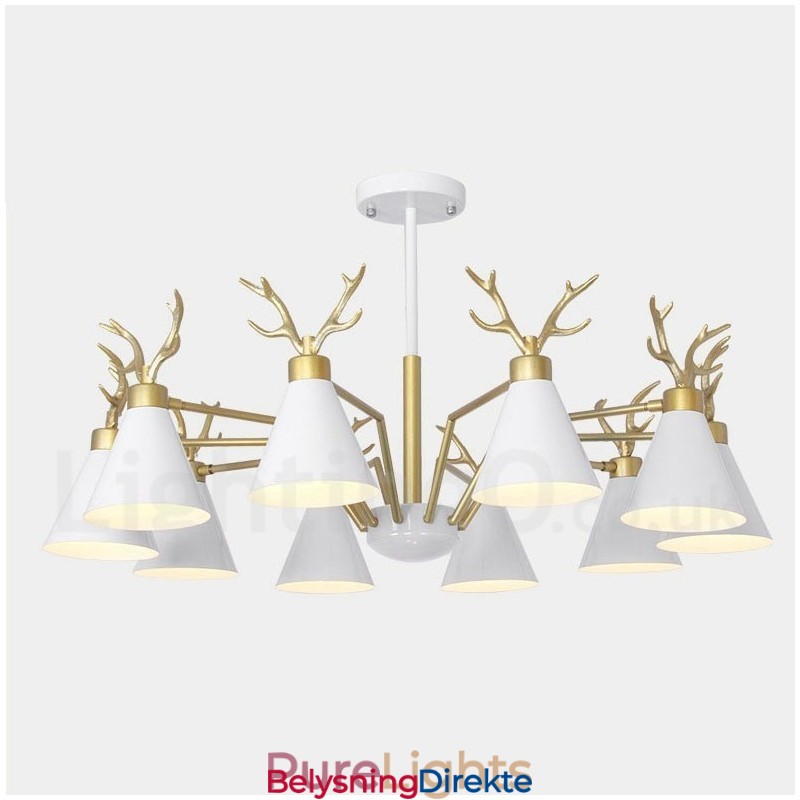 10-Lyss Nordisk Macaron Moderne Gevirlysekrone