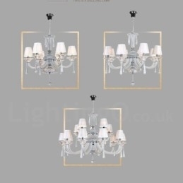 Klar Krystalllysekrone