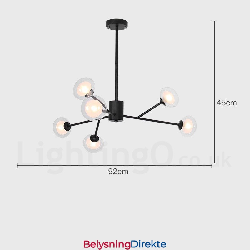 Postmoderne Magic Beans Lysekrone Utstillingshall