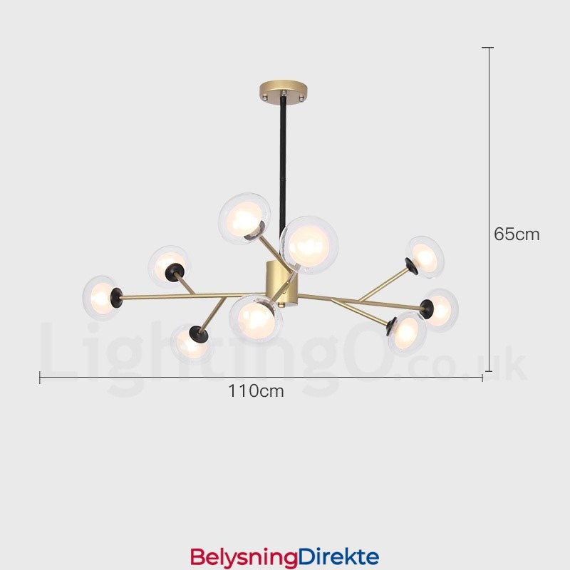 Postmoderne Magic Beans Lysekrone Utstillingshall