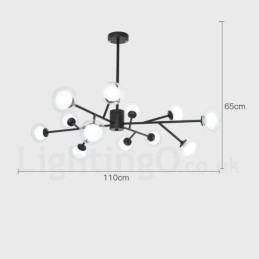 Postmoderne Magic Beans Lysekrone Utstillingshall