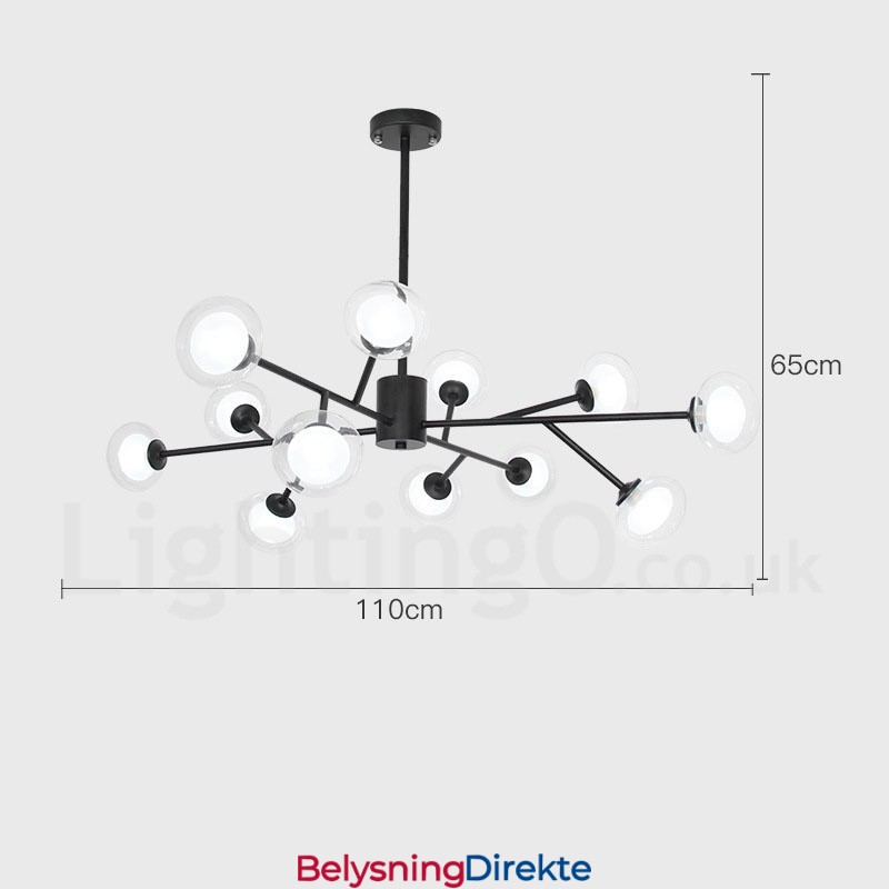 Postmoderne Magic Beans Lysekrone Utstillingshall