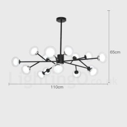 Postmoderne Magic Beans Lysekrone Utstillingshall