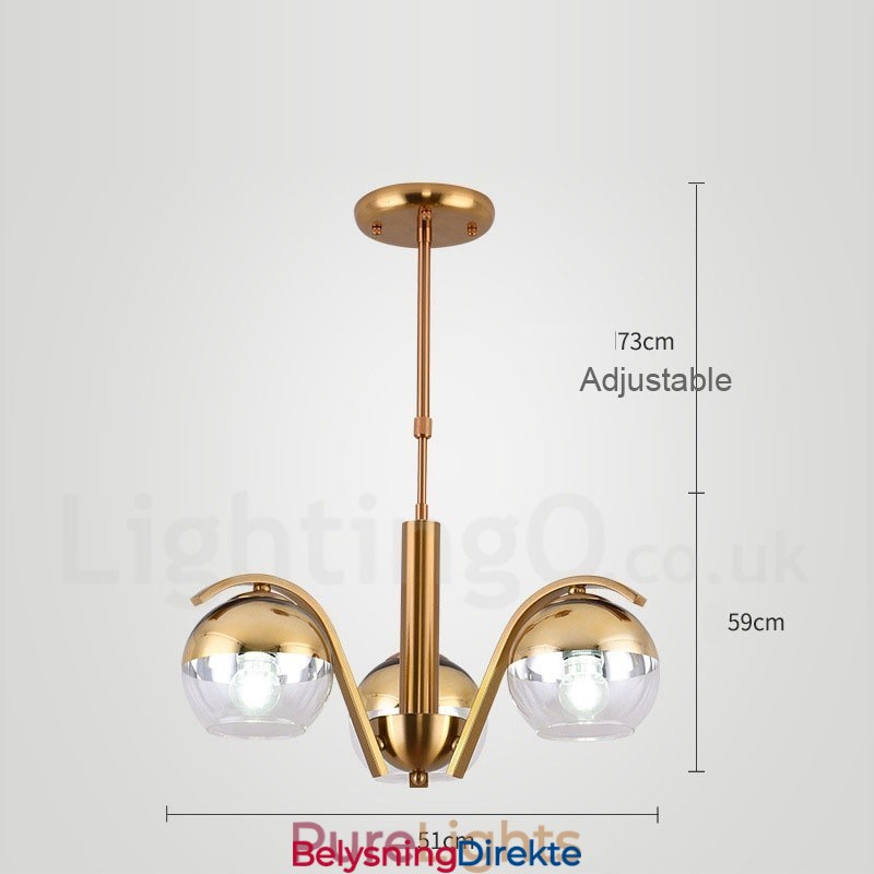 Nordisk Mote Gull Sølv Lysekrone