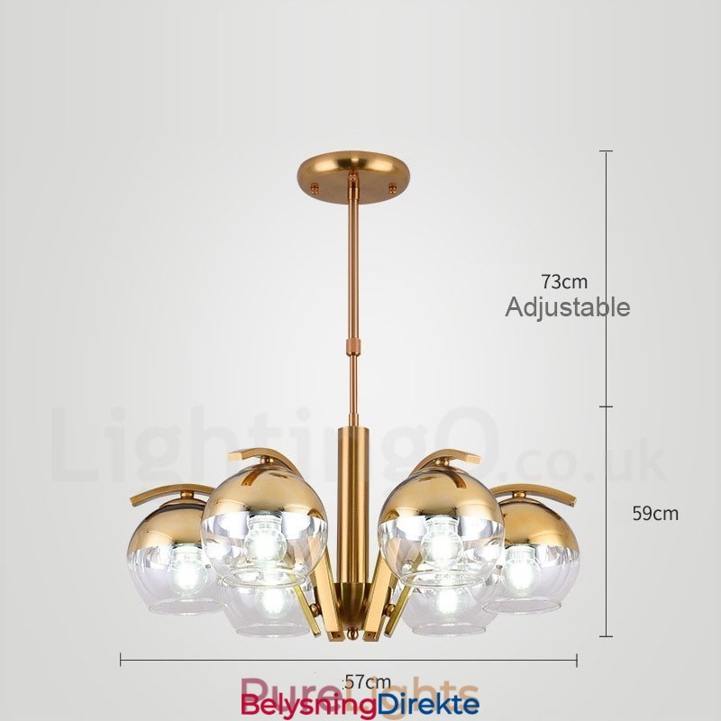 Nordisk Mote Gull Sølv Lysekrone