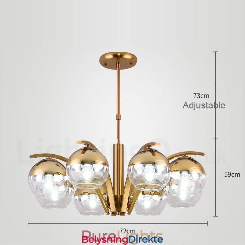 Nordisk Mote Gull Sølv Lysekrone