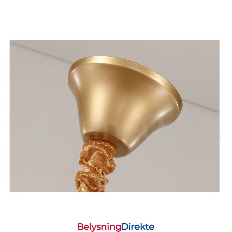 Postmoderne Luksuriøs Rund K9 Krystall Anheng Lysekrone Lys Utstillingshall