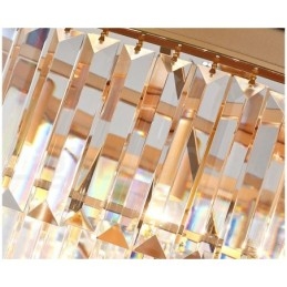 Postmoderne Luksuriøs Rund K9 Krystall Anheng Lysekrone Lys Utstillingshall