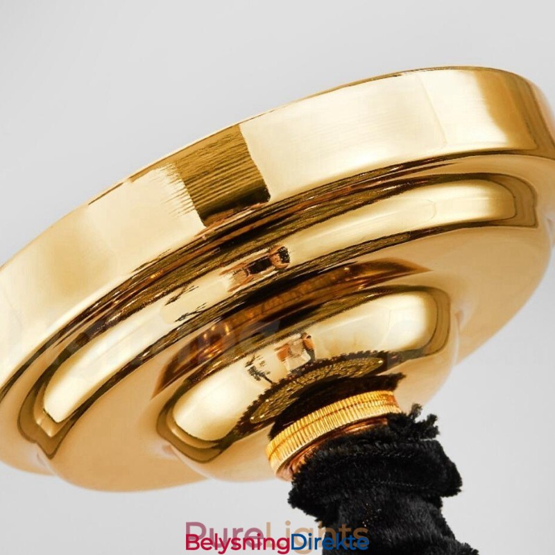 Årets Luksuriøse Postmoderne Gullrund K9 Krystallanhengslysekrone Utstillingshall