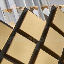 Luksuriøs Moderne Gull Pluss Svart Rund K9 Krystall Anheng Lysekrone Utstillingshall