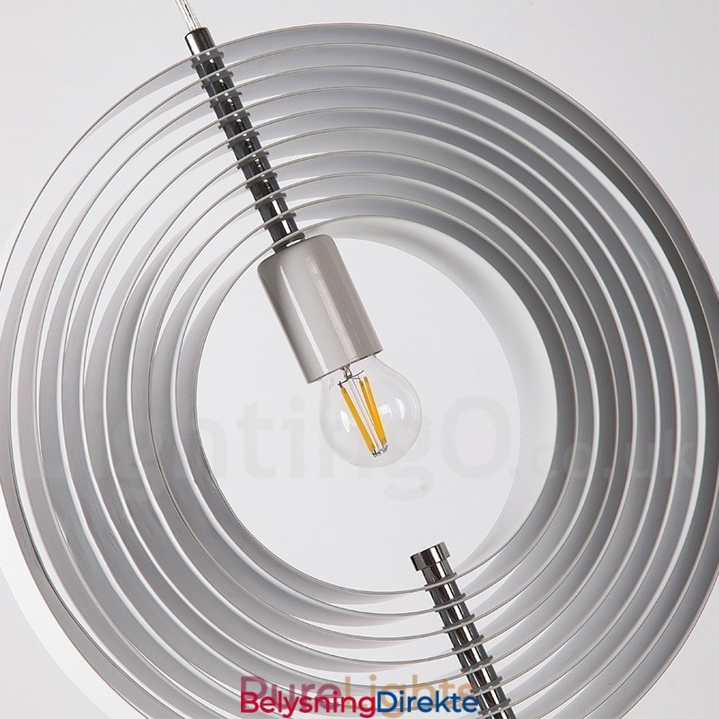 Globe Hvit Roter Postmodern Diy Pendellampe