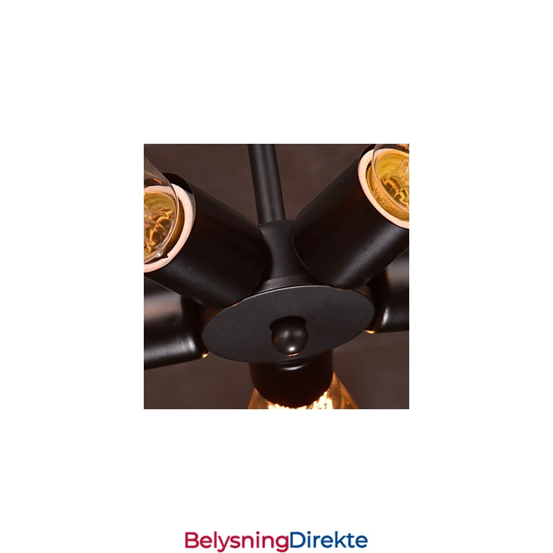 Pendellampe 3 Lys I Landlig Stil I Smijern