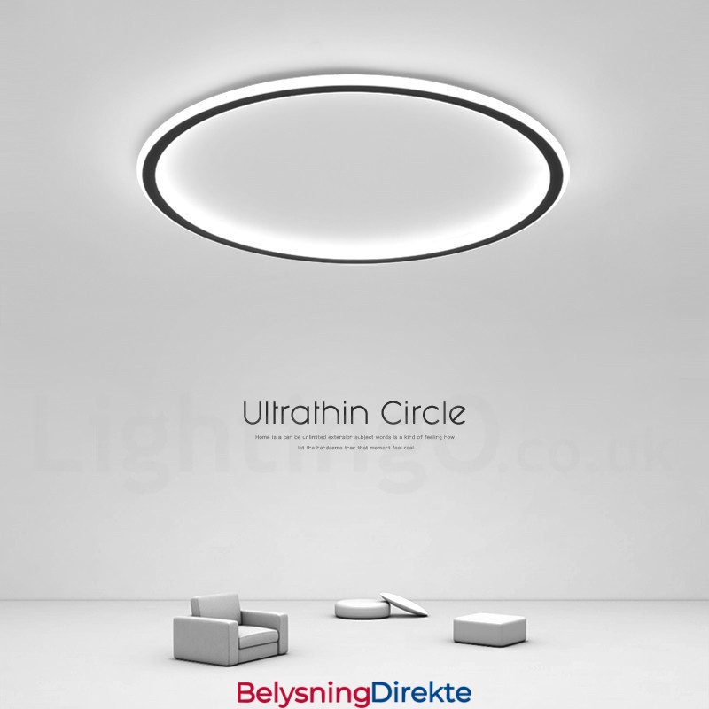 Ultratynne Dimbare Moderne, Samtidskunstneriske Nordiske Taklamper Med Fjernkontroll, Kan Også Brukes Som Vegglampe