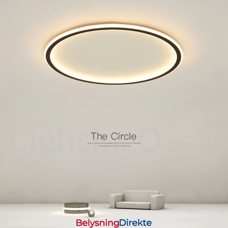 Ultratynne Dimbare Moderne, Samtidskunstneriske Nordiske Taklamper Med Fjernkontroll, Kan Også Brukes Som Vegglampe