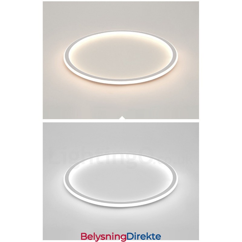 Ultratynne Dimbare Moderne, Samtidskunstneriske Nordiske Taklamper Med Fjernkontroll, Kan Også Brukes Som Vegglampe