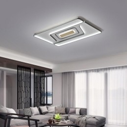 Rektangulær Moderne, Samtidskunstnerisk Innfelt Lampe