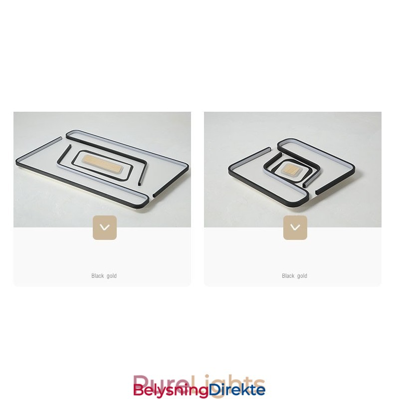 Rektangulær Moderne, Samtidskunstnerisk Innfelt Lampe