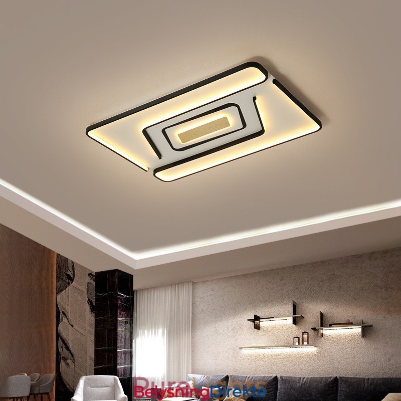 Rektangulær Moderne, Samtidskunstnerisk Innfelt Lampe