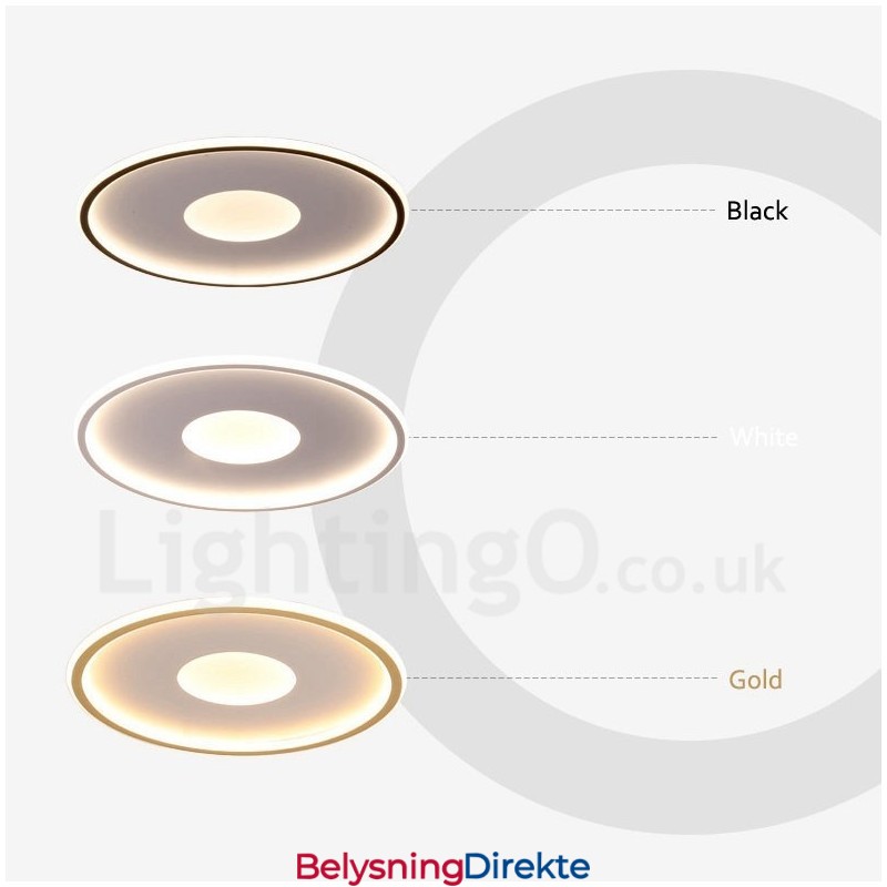 Ultratynne Dimbare Moderne, Samtidskunstneriske Nordiske Taklamper Med Fjernkontroll, Kan Også Brukes Som Vegglampe
